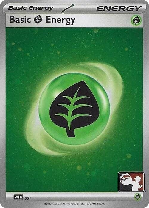 Basic Grass Energy 001 (Cosmos Holo) Holofoil Prize Pack Series Cards Basic Grass Energy 001 (Cosmos Holo) Holofoil Prize Pack Series Cards