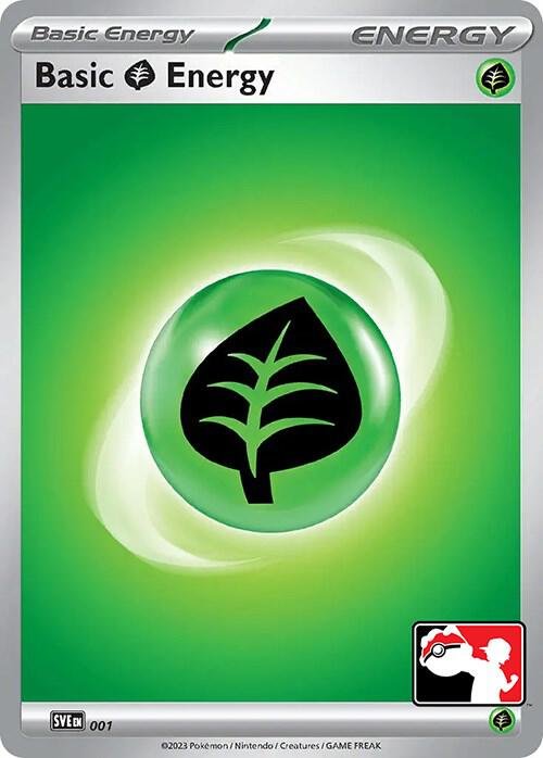 Basic Grass Energy 001 Holofoil Prize Pack Series Cards