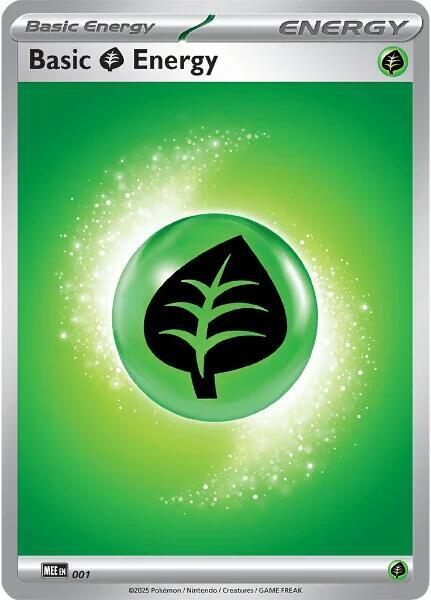 Basic Grass Energy 001 Normal MEE: Mega Evolution Energies Basic Grass Energy 001 Normal MEE: Mega Evolution Energies