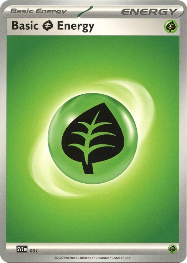 Basic Grass Energy 001 Normal SVE: Scarlet & Violet Energies Basic Grass Energy 001 Normal SVE: Scarlet & Violet Energies
