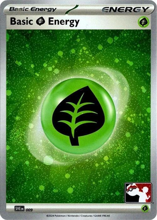 Basic Grass Energy 009 (Cosmos Holo) Holofoil Prize Pack Series Cards