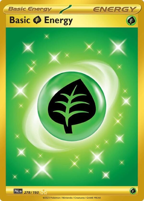 Basic Grass Energy 278/193 Holofoil SV02: Paldea Evolved Basic Grass Energy 278/193 Holofoil SV02: Paldea Evolved