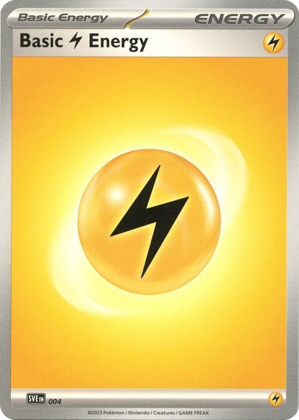 Basic Lightning Energy 004 Normal SVE: Scarlet & Violet Energies
