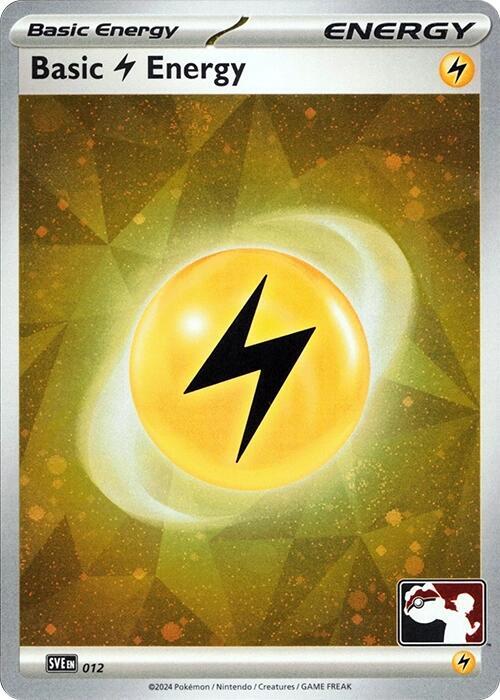 Basic Lightning Energy 012 (Cosmos Holo) Holofoil Prize Pack Series Cards