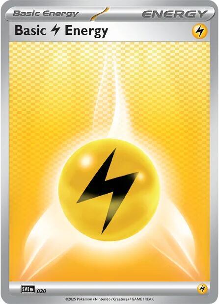 Basic Lightning Energy 020 Normal SVE: Scarlet & Violet Energies