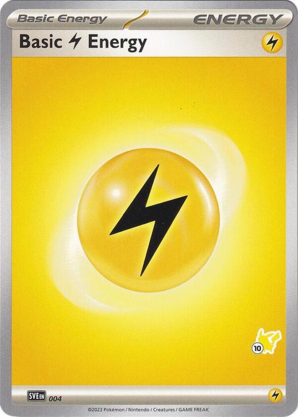 Basic Lightning Energy Pikachu 10 004 Normal Battle Academy 2024