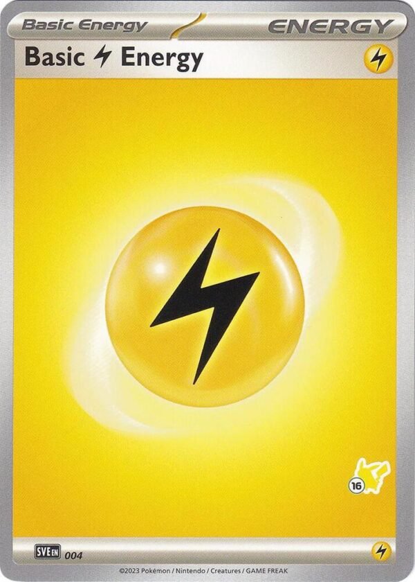 Basic Lightning Energy Pikachu 16 004 Normal Battle Academy 2024 Basic Lightning Energy Pikachu 16 004 Normal Battle Academy 2024
