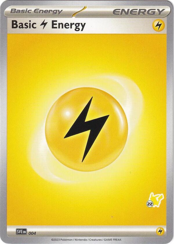 Basic Lightning Energy Pikachu 22 004 Normal Battle Academy 2024