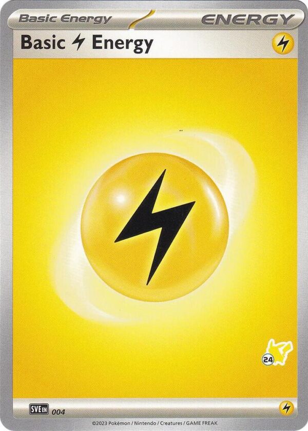 Basic Lightning Energy Pikachu 24 004 Normal Battle Academy 2024