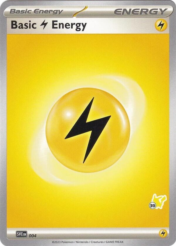 Basic Lightning Energy Pikachu 39 004 Normal Battle Academy 2024