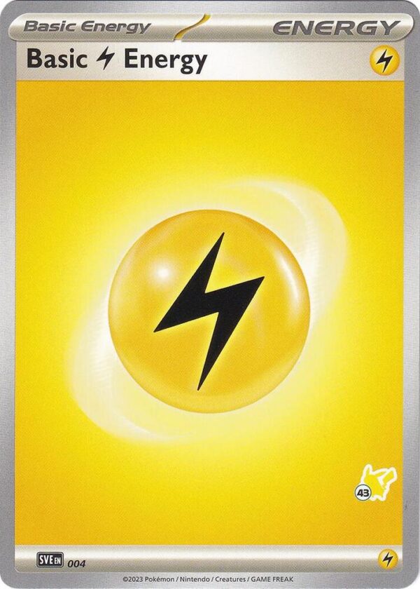 Basic Lightning Energy Pikachu 43 004 Normal Battle Academy 2024 Basic Lightning Energy Pikachu 43 004 Normal Battle Academy 2024