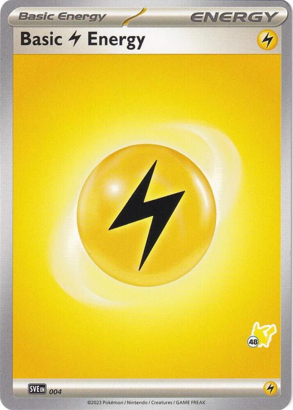 Basic Lightning Energy Pikachu 48 004 Normal Battle Academy 2024