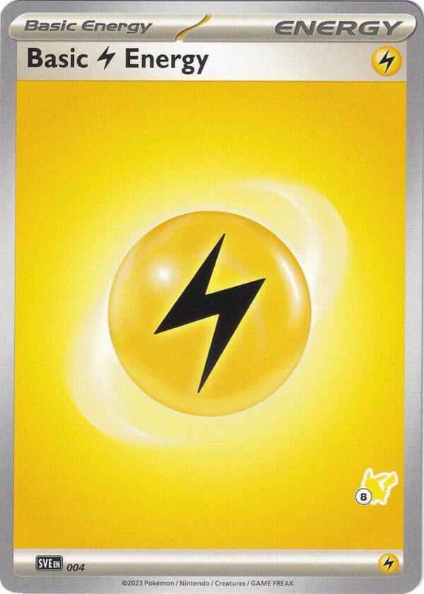 Basic Lightning Energy Pikachu 8 004 Normal Battle Academy 2024