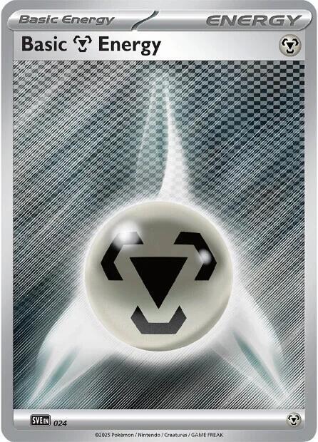 Basic Metal Energy 024 Reverse Holofoil SVE: Scarlet & Violet Energies