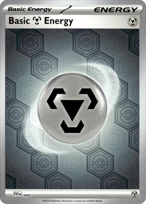 Basic Metal Energy (Reverse Holofoil) 8 Reverse Holofoil SV: Shrouded Fable