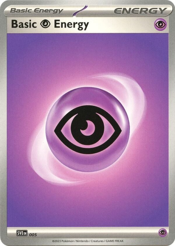 Basic Psychic Energy 005 Normal SVE: Scarlet & Violet Energies Basic Psychic Energy 005 Normal SVE: Scarlet & Violet Energies