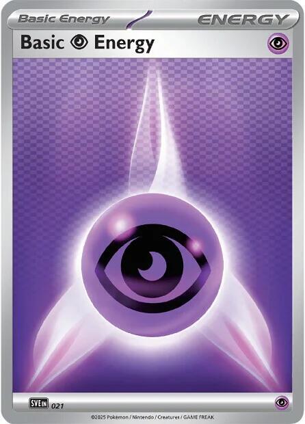 Basic Psychic Energy 021 Normal SVE: Scarlet & Violet Energies