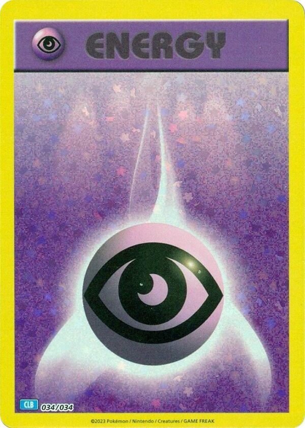 Basic Psychic Energy 034/034 Normal Trading Card Game Classic