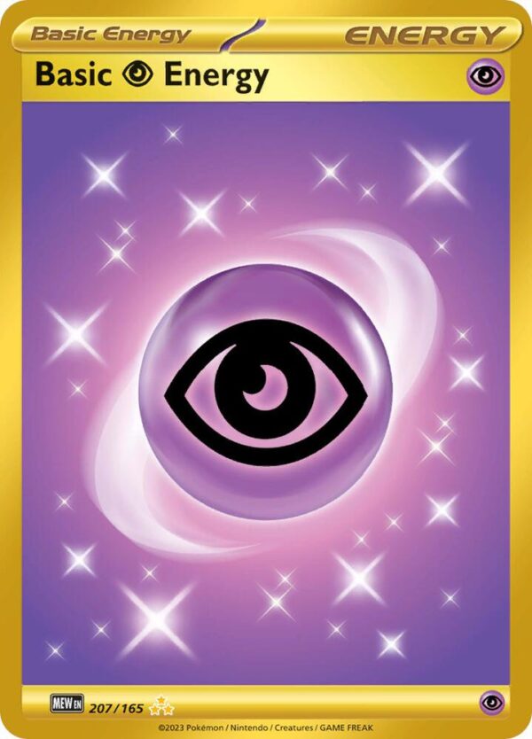 Basic Psychic Energy 207/165 Holofoil SV: Scarlet & Violet 151 Basic Psychic Energy 207/165 Holofoil SV: Scarlet & Violet 151