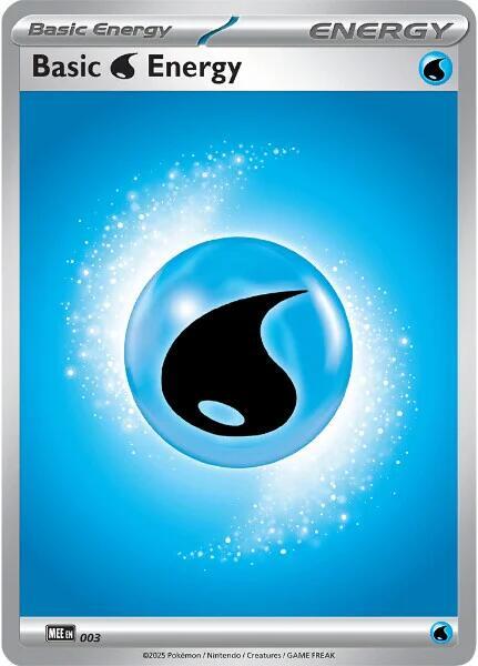 Basic Water Energy 003 Normal MEE: Mega Evolution Energies Basic Water Energy 003 Normal MEE: Mega Evolution Energies