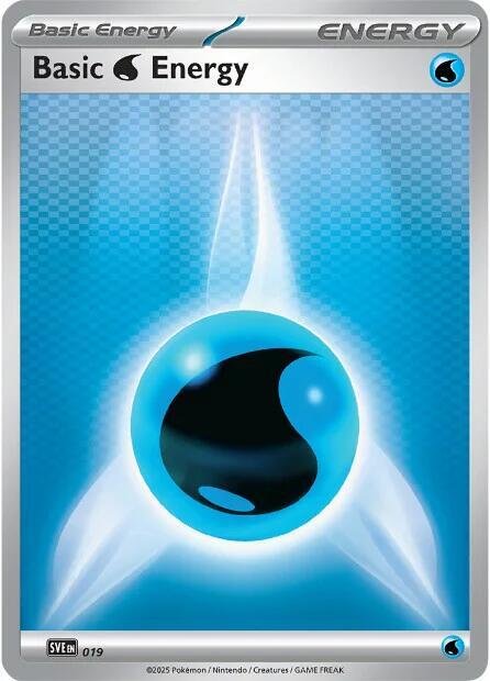 Basic Water Energy 019 Normal SVE: Scarlet & Violet Energies