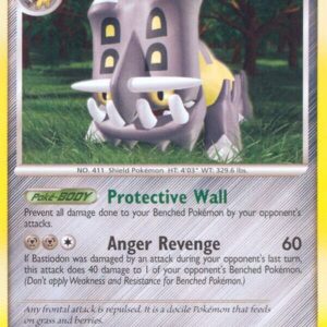 Bastiodon 21/123 Reverse Holofoil Mysterious Treasures