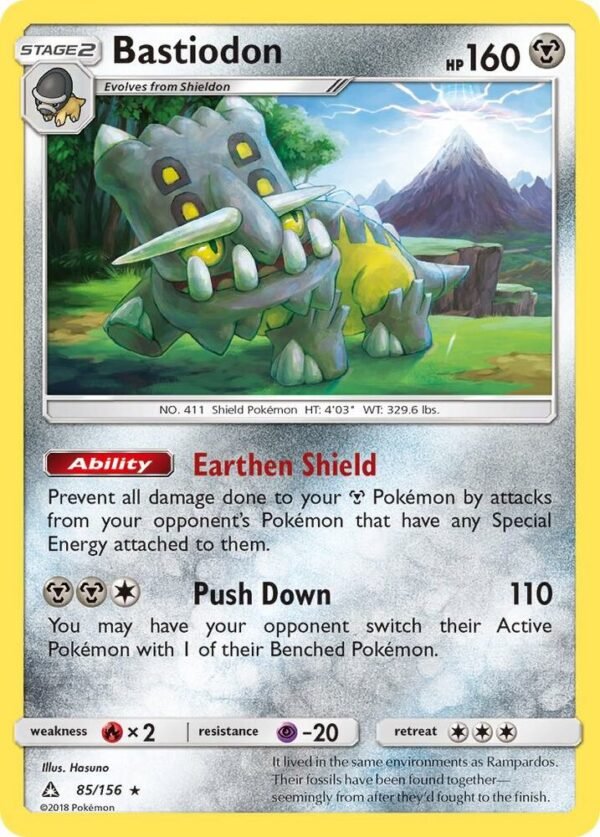 Bastiodon 85/156 Holofoil SM – Ultra Prism Bastiodon 85/156 Holofoil SM – Ultra Prism