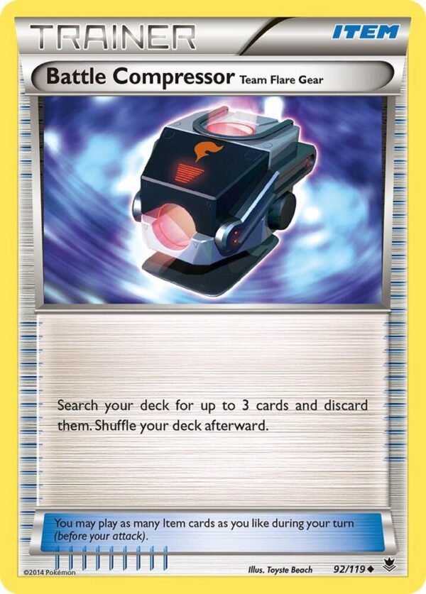 Battle Compressor 92/119 Reverse Holofoil XY – Phantom Forces Battle Compressor 92/119 Reverse Holofoil XY – Phantom Forces