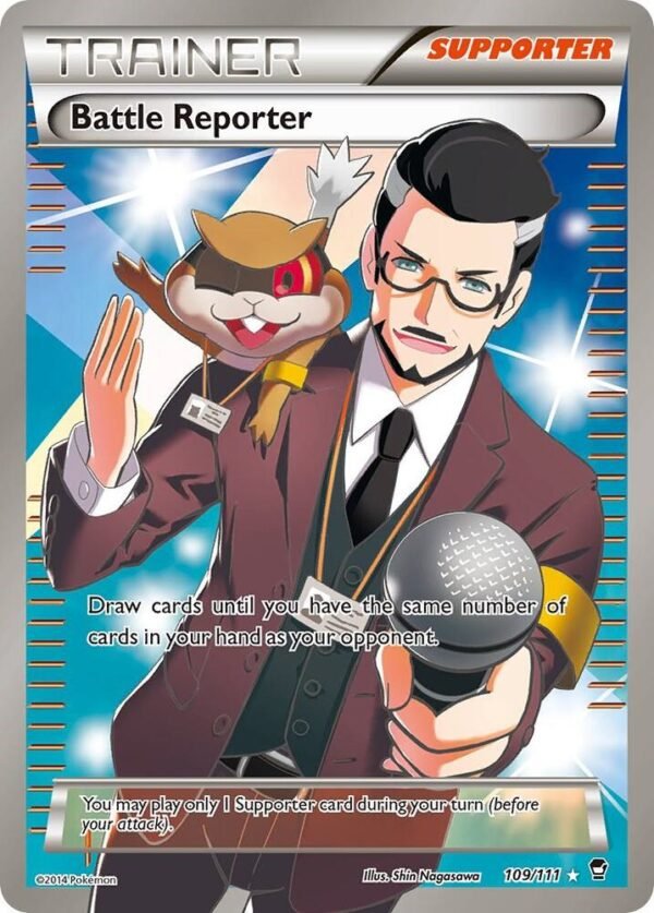 Battle Reporter (109 Full Art) 109/111 Holofoil XY – Furious Fists