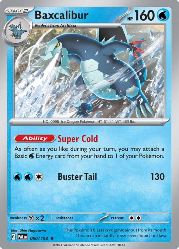 Baxcalibur 060/193 Reverse Holofoil SV02: Paldea Evolved