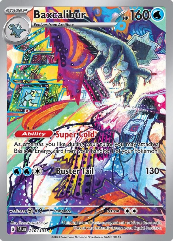 Baxcalibur 210/193 Holofoil SV02: Paldea Evolved Baxcalibur 210/193 Holofoil SV02: Paldea Evolved