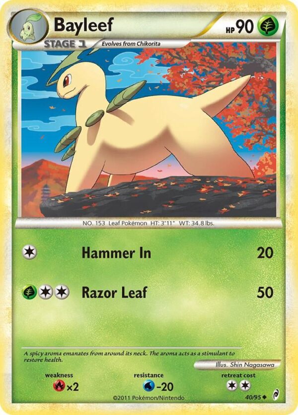Bayleef 40/95 Reverse Holofoil Call of Legends