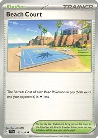 Beach Court | 167/198 | Reverse Holofoil | SV01: Scarlet & Violet Base Set Beach Court | 167/198 | Reverse Holofoil | SV01: Scarlet & Violet Base Set