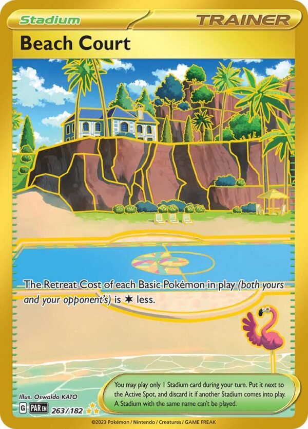 Beach Court 263/182 Holofoil SV04: Paradox Rift Beach Court 263/182 Holofoil SV04: Paradox Rift