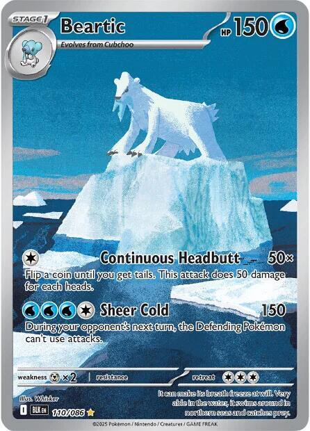 Beartic 110/086 Holofoil SV: Black Bolt