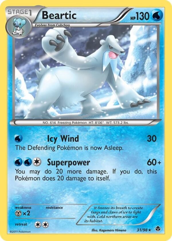 Beartic (31) 31/98 Reverse Holofoil Emerging Powers