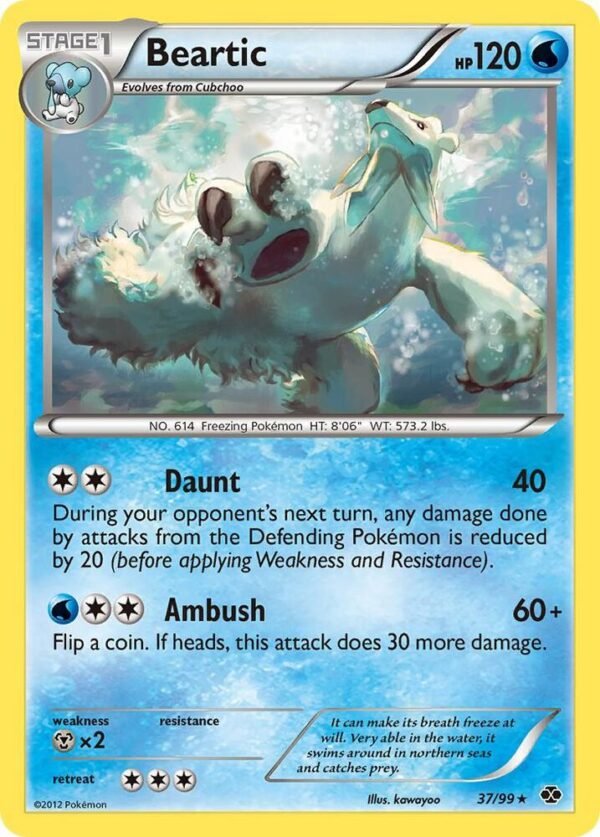 Beartic 37/99 Reverse Holofoil Next Destinies