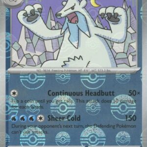 Beartic (Poke Ball Pattern) 026/086 Holofoil SV: Black Bolt