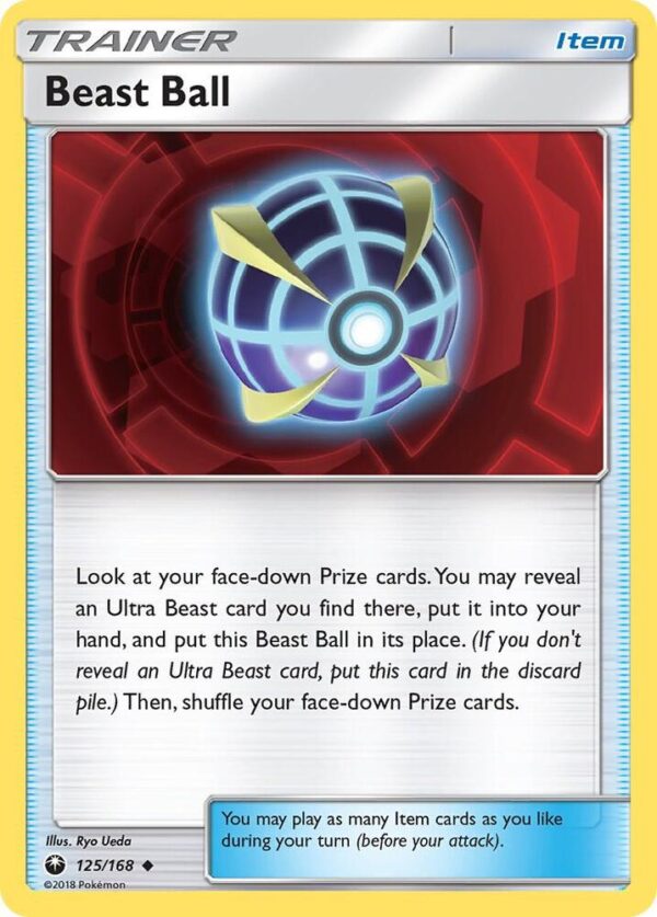 Beast Ball 125/168 Reverse Holofoil SM – Celestial Storm
