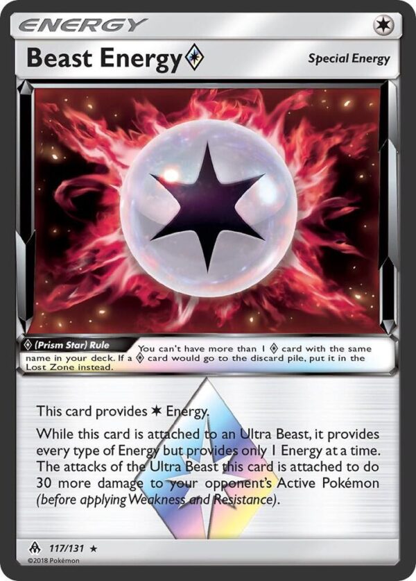 Beast Energy Prism Star 117/131 Holofoil SM – Forbidden Light