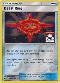 Beast Ring | 102a/131 (League Cup) | Reverse Holofoil | League & Championship Cards