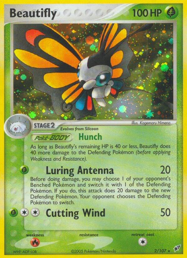 Beautifly 2/107 Holofoil Deoxys Beautifly 2/107 Holofoil Deoxys