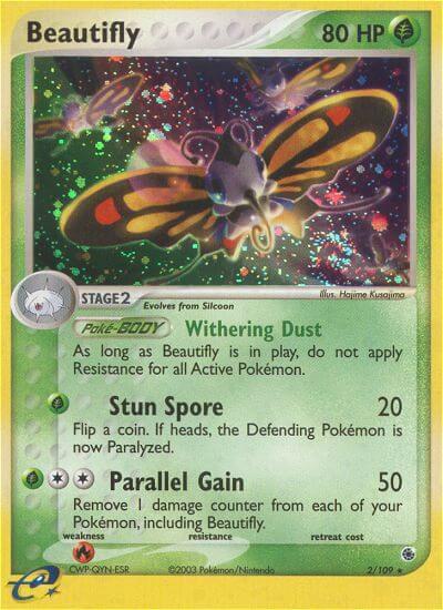 Beautifly 2/109 Holofoil Ruby and Sapphire Beautifly 2/109 Holofoil Ruby and Sapphire