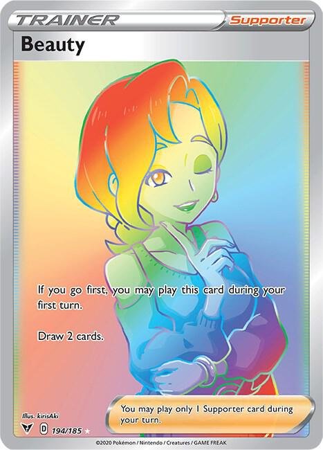 Beauty (Secret) 194/185 Holofoil SWSH04: Vivid Voltage