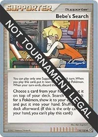 Bebe's Search | 2008 (Jason Klaczynski) | 119/132 | Normal | World Championship Decks