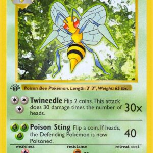 Beedrill 017/102 1st Edition Base Set (Shadowless)