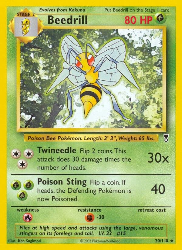 Beedrill 020/110 Reverse Holofoil Legendary Collection
