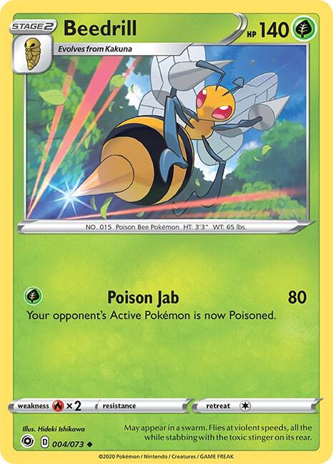 Beedrill 04/73 Reverse Holofoil Champion’s Path