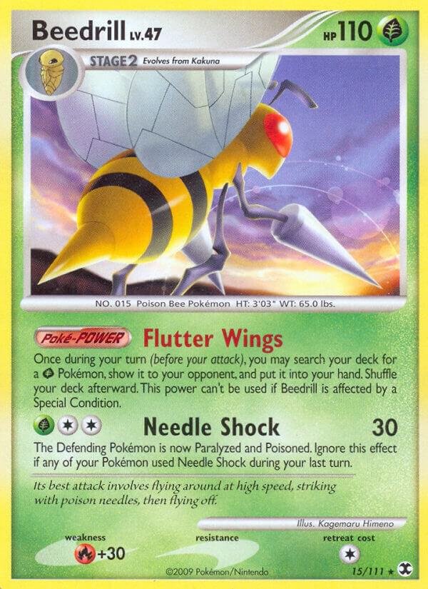 Beedrill 15/111 Reverse Holofoil Rising Rivals