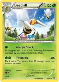 Beedrill | 3/160 | Reverse Holofoil | XY - Primal Clash